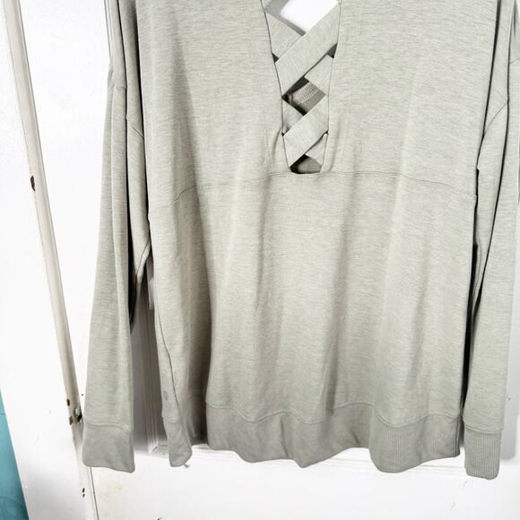 Balance Collection Lightweight Green Peekaboo Back Athleisure Active NEW Size XL - Picture 9 of 12